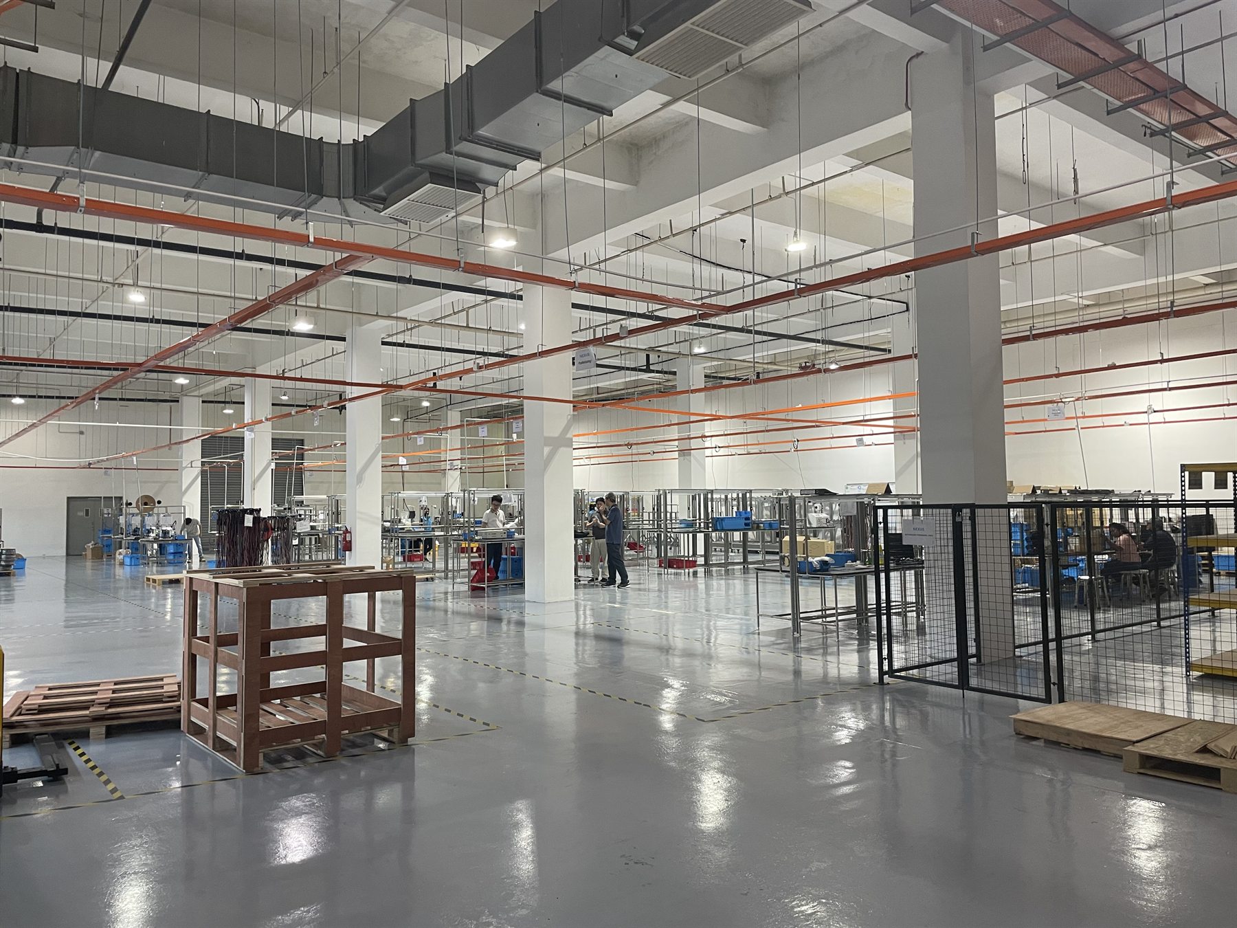 Operating manufacturing floor